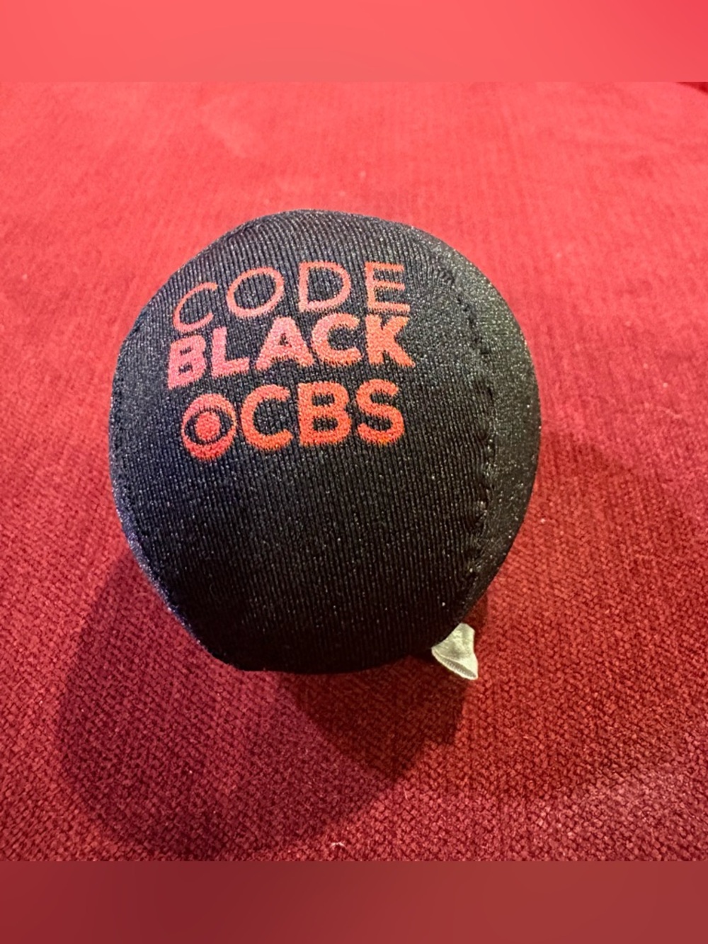 Rare Code Black CBS Promo Stress Ball - Premium Heavy Gel Ball-2” Diameters